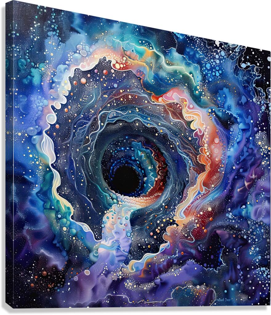 Cosmic Vortex Canvas Print