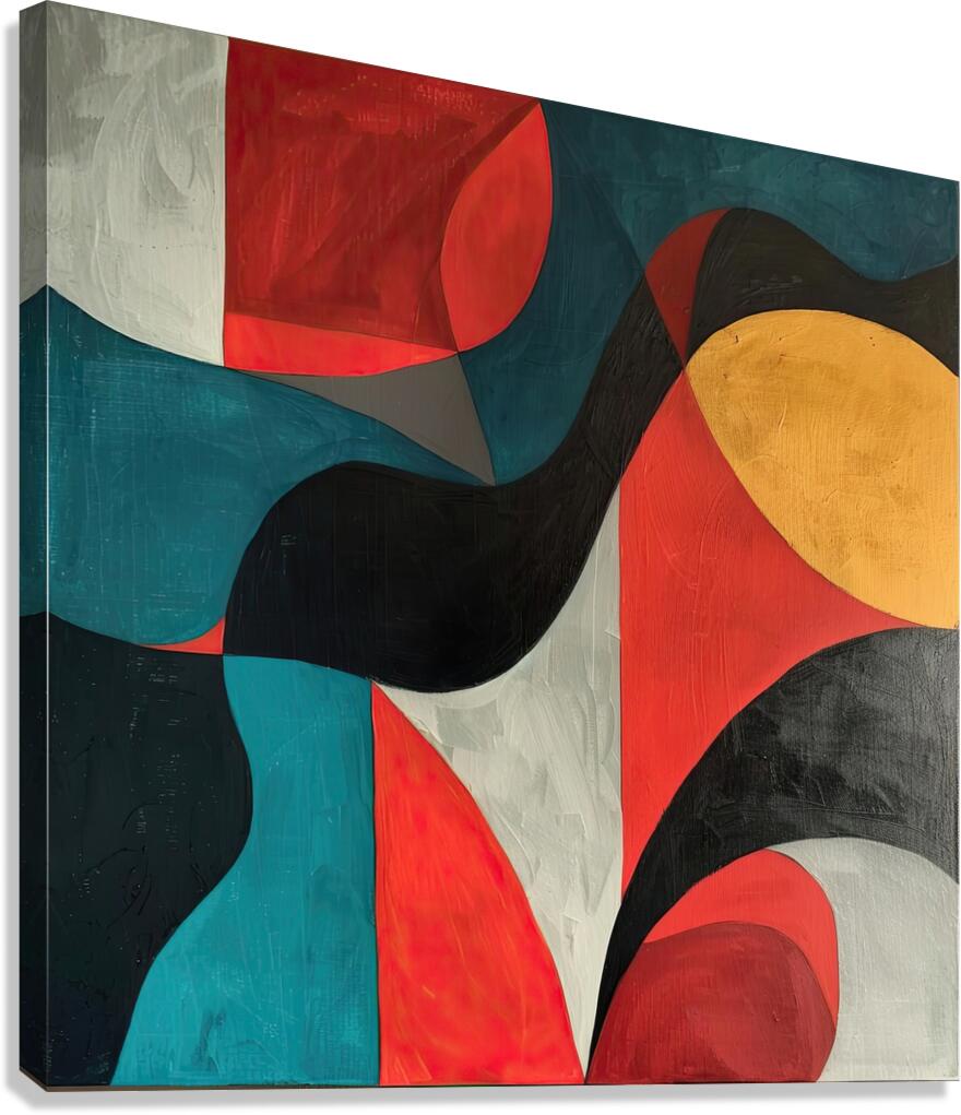 Abstract Dance 7892BC 45 Canvas Print
