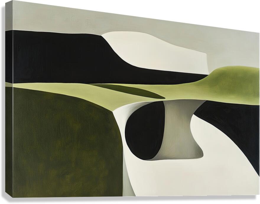 Abstract Forms Interplay 7P3H2N 58 Canvas Print