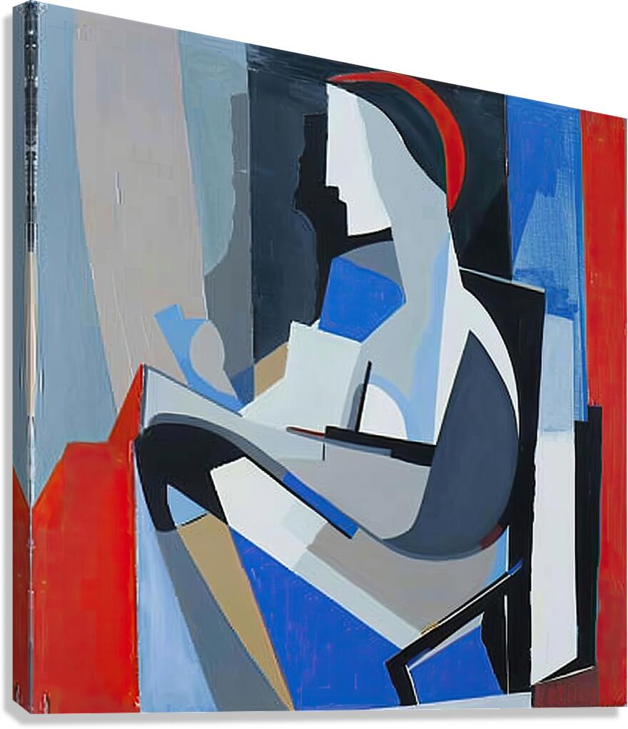 Abstract Figure 9H2N3Z 55 Canvas Print