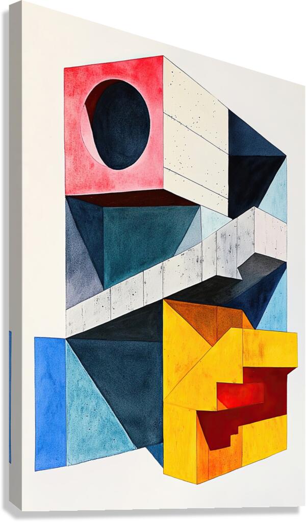 Abstract Structure 9H2N3Z 52 Canvas Print