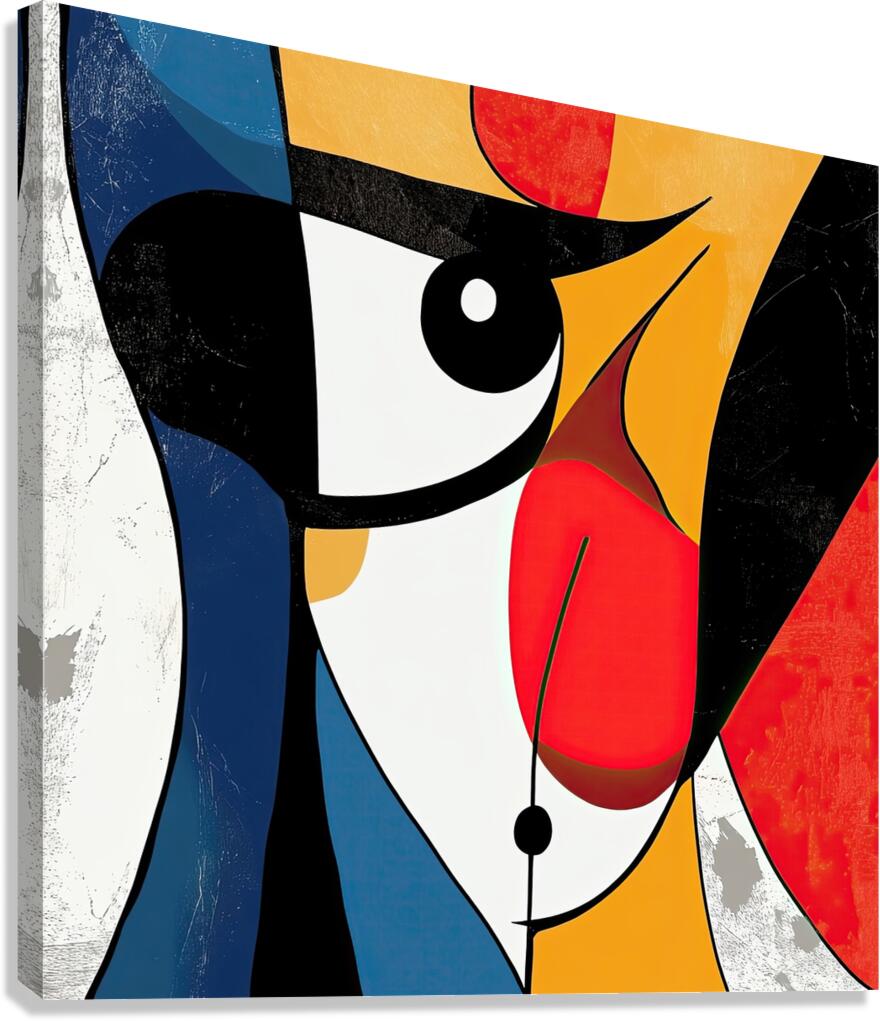 Abstract Visage K29H7N 47 Canvas Print