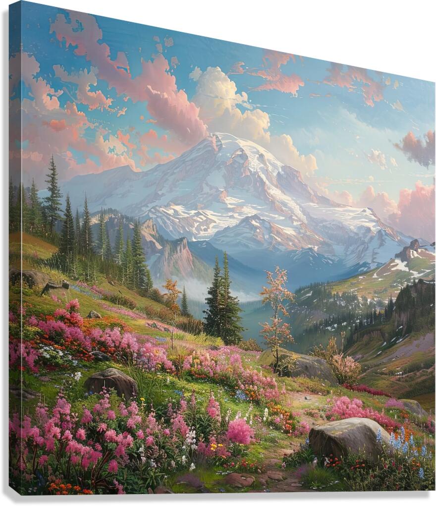 Alpine Bloom 7H29PZ 45 Canvas Print
