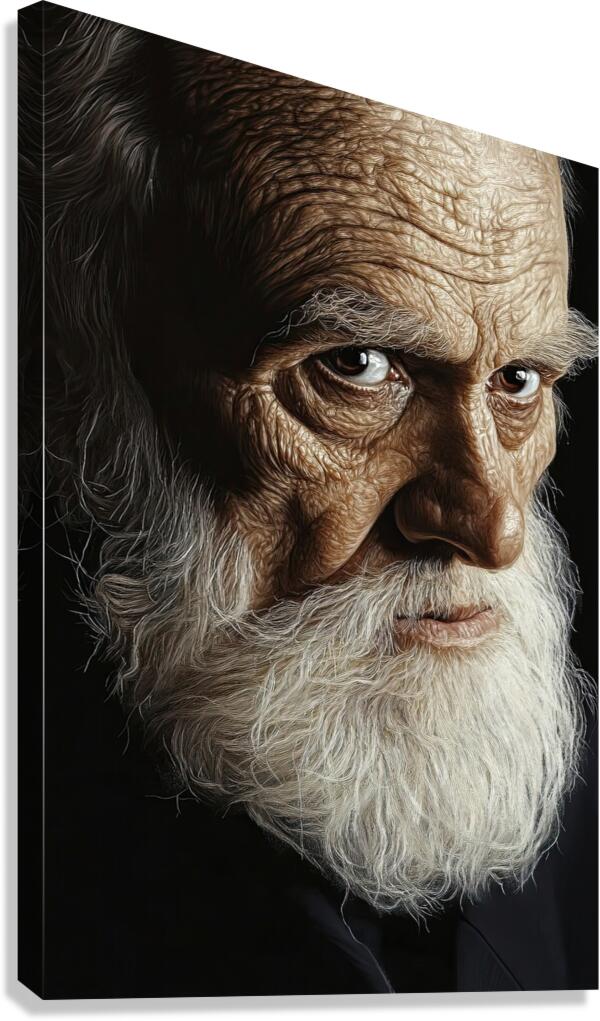 Aged Wisdom Portrait H2N9P2 65 Canvas Print