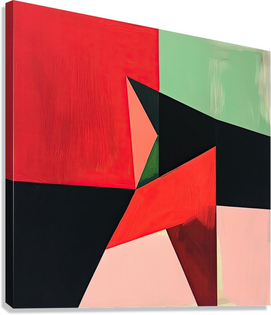 Angular Interplay ZP92HJ 52 Canvas Print