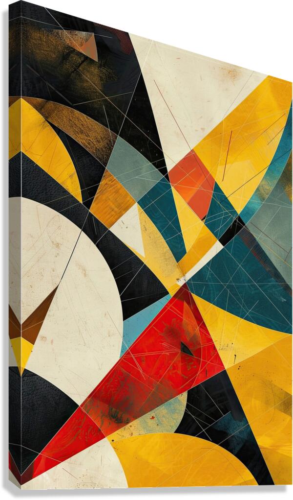 Angular Harmony 49Z7N2 59 Canvas Print