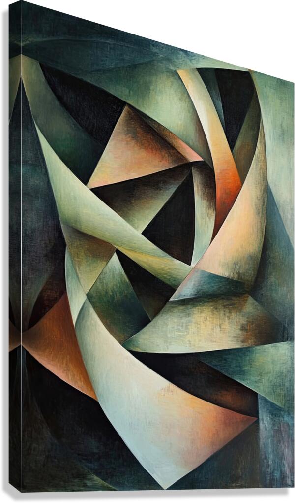 Angular Interplay NH7B29 52 Canvas Print