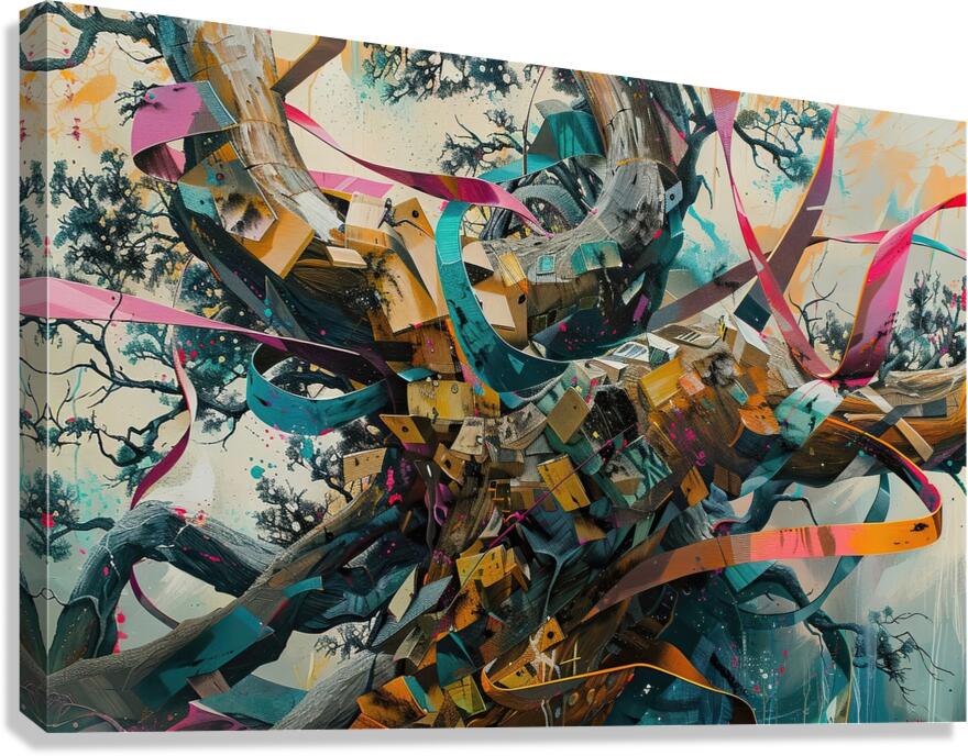 Arboreal Flux 239DJC 55 Canvas Print