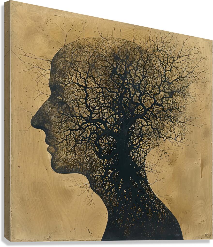 Arboreal Mind Within 29H4B 60 Canvas Print