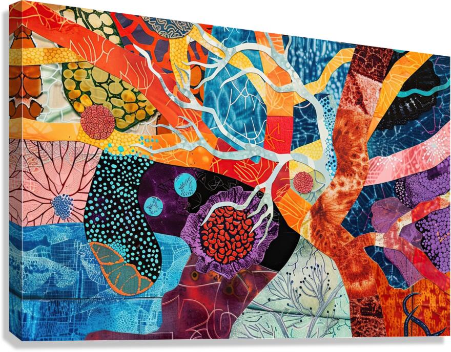 Arboreal Rhapsody H3N2P9 63 Canvas Print