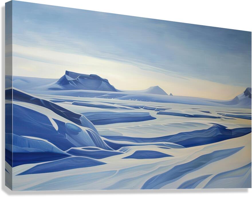 Arctic Serenity HZ92N3 48 Canvas Print