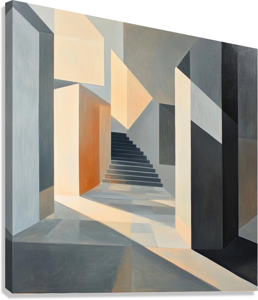 Ascent Of Light 7H3N2B 50 Canvas Print