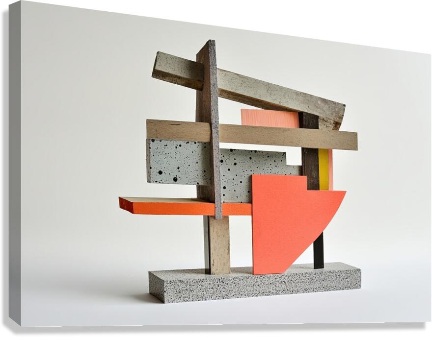 Asymmetric Balance 7H9N3P 47 Canvas Print