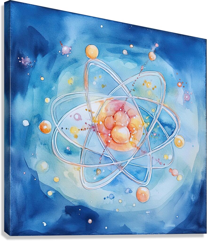 Atomic Harmony ZH92N3 47 Canvas Print