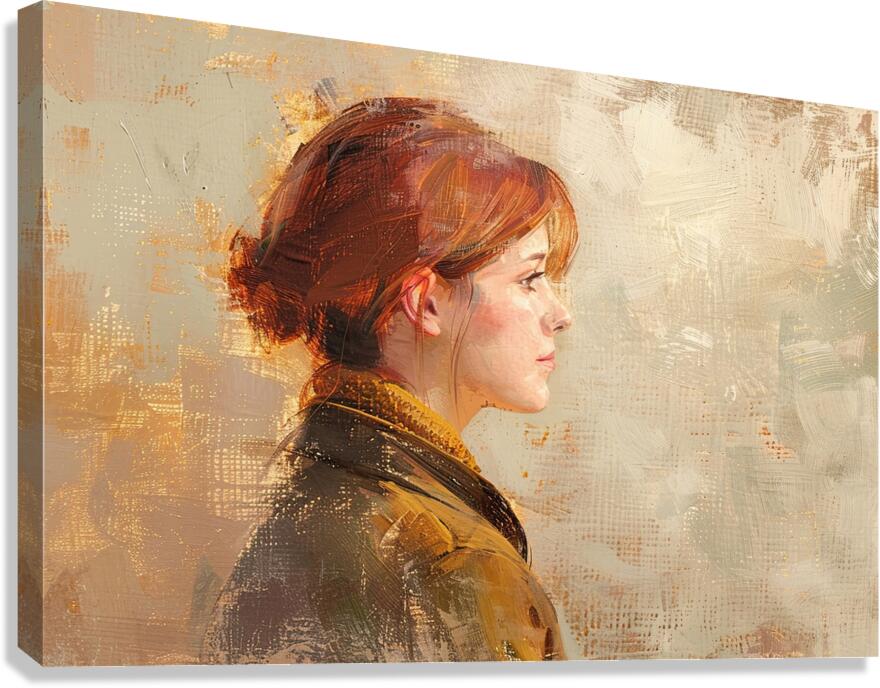 Auburn Gaze Y23H9N 58 Canvas Print