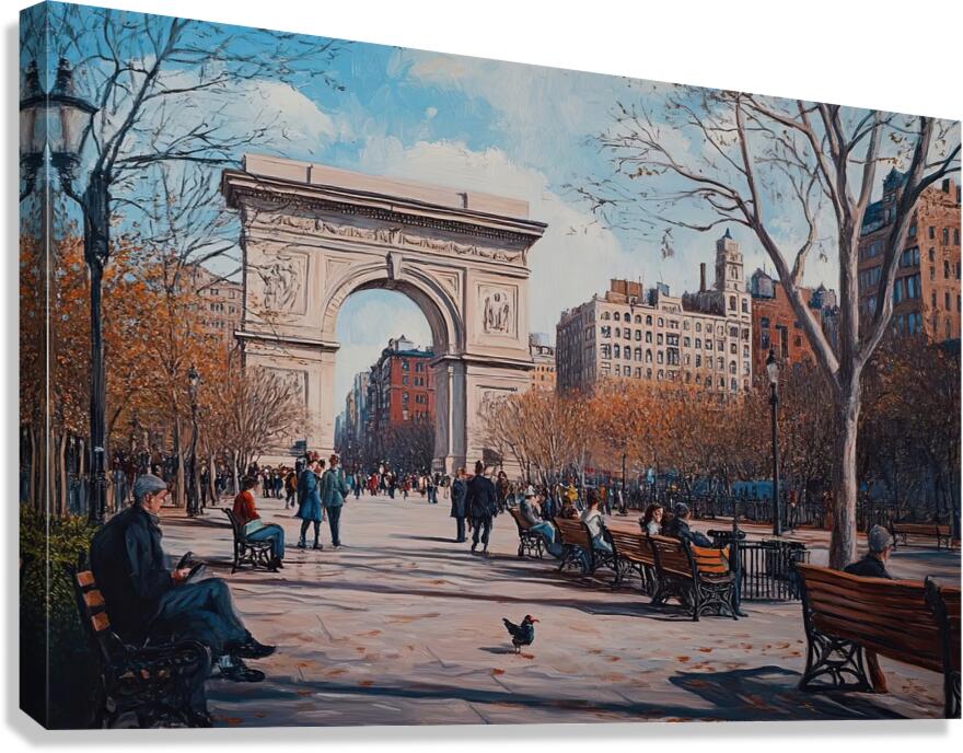 Autumn Arch 7892AB 48 Canvas Print