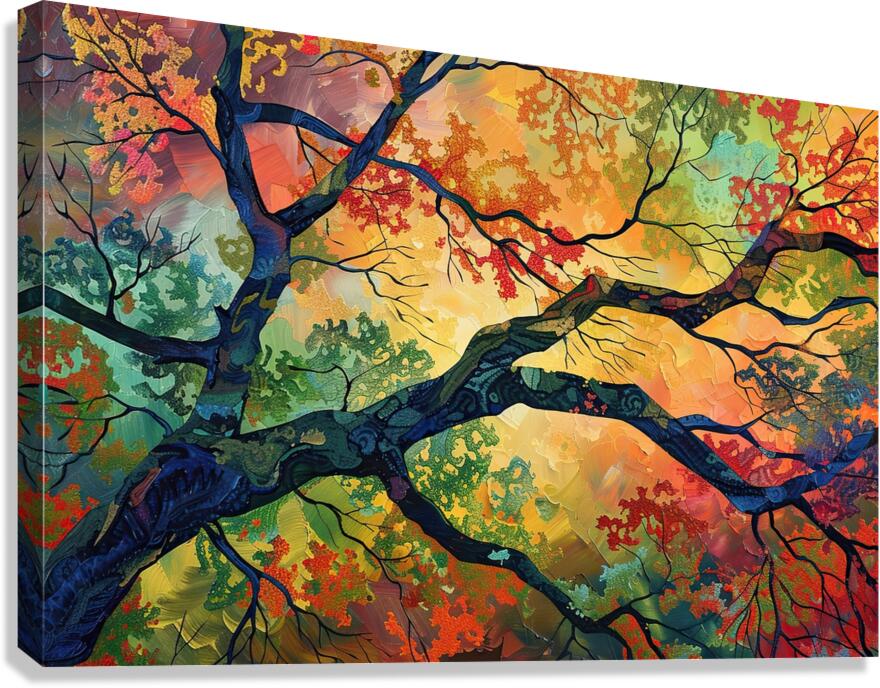 Autumn Embrace NH7B92 62 Canvas Print