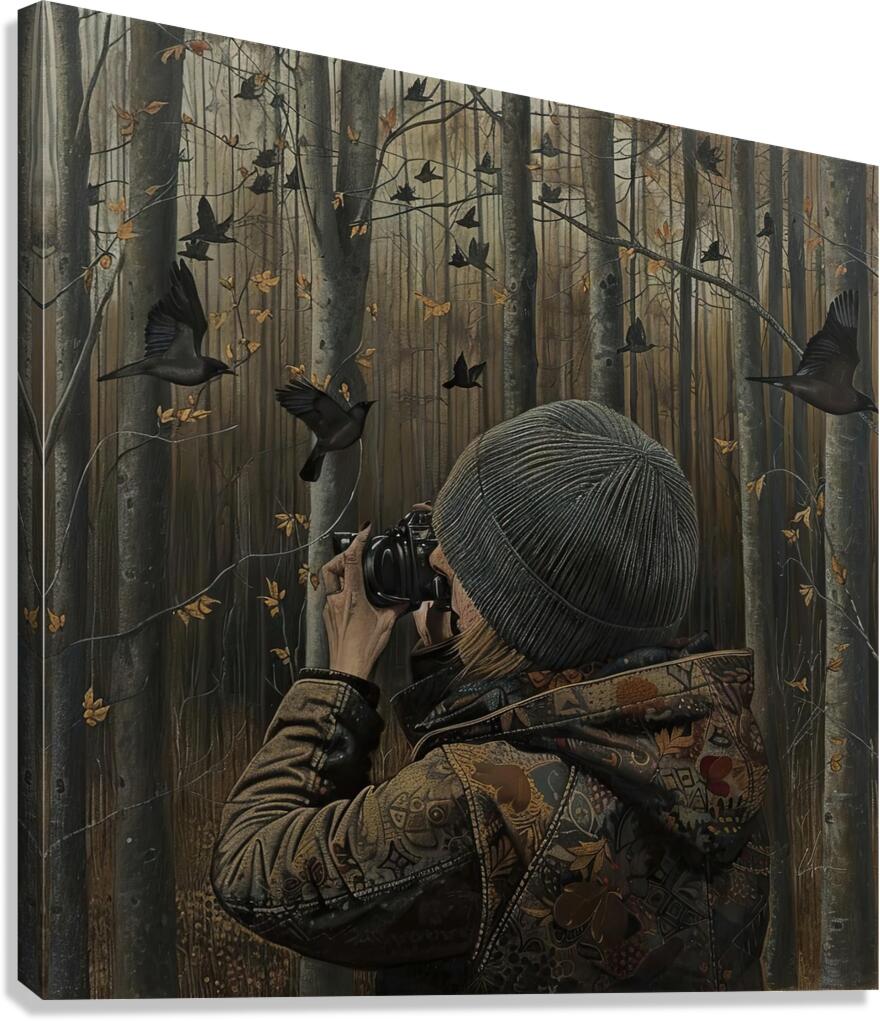 Autumn Murmuration 28H9N4 65 Canvas Print