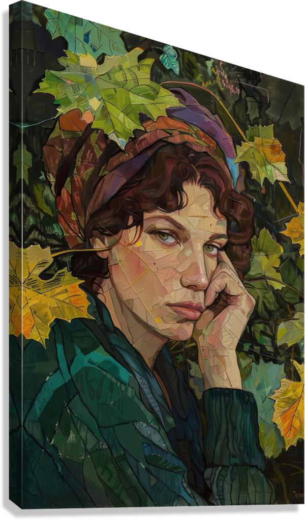 Autumn Muse N92H3P 65 Canvas Print