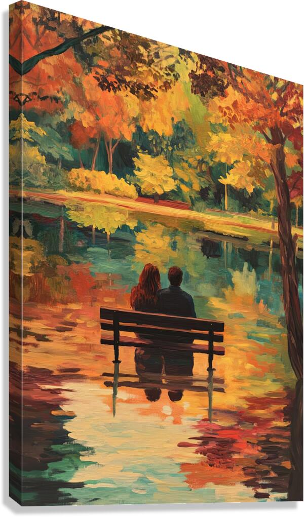 Autumn Reflections JH293N 47 Canvas Print