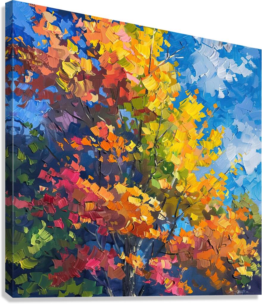 Autumn Symphony H2N9P3 55 Canvas Print
