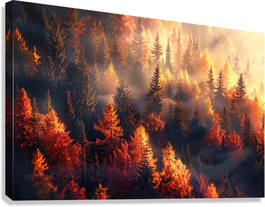 Autumn Whispers H7P3N2 57 Canvas Print