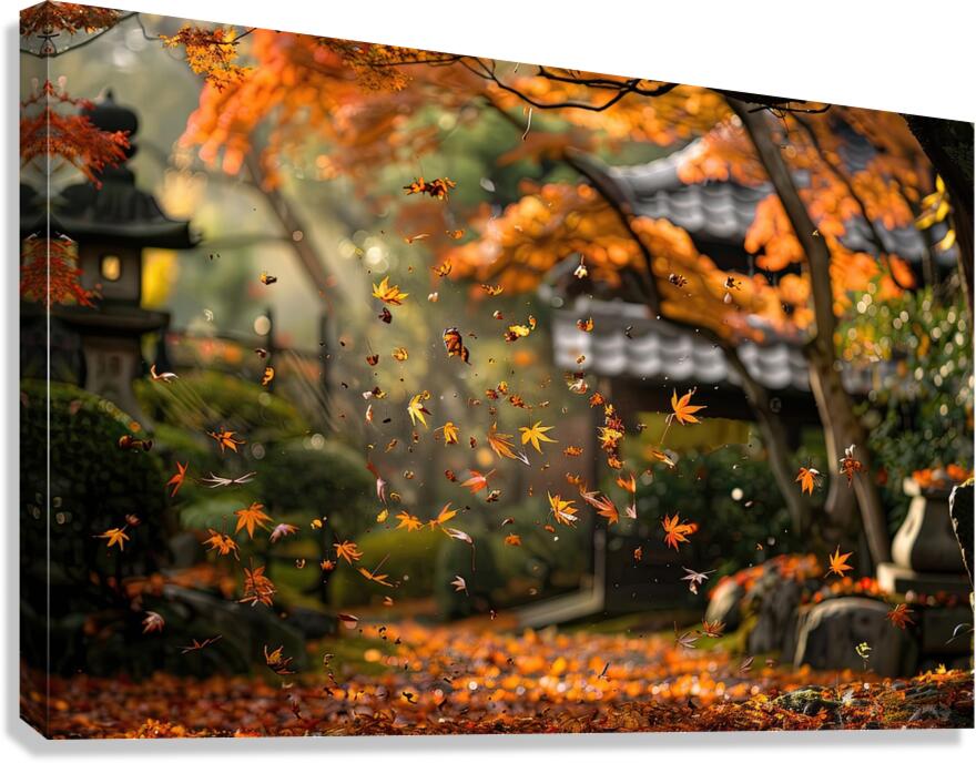 Autumn Whispers J79B2H 45 Canvas Print