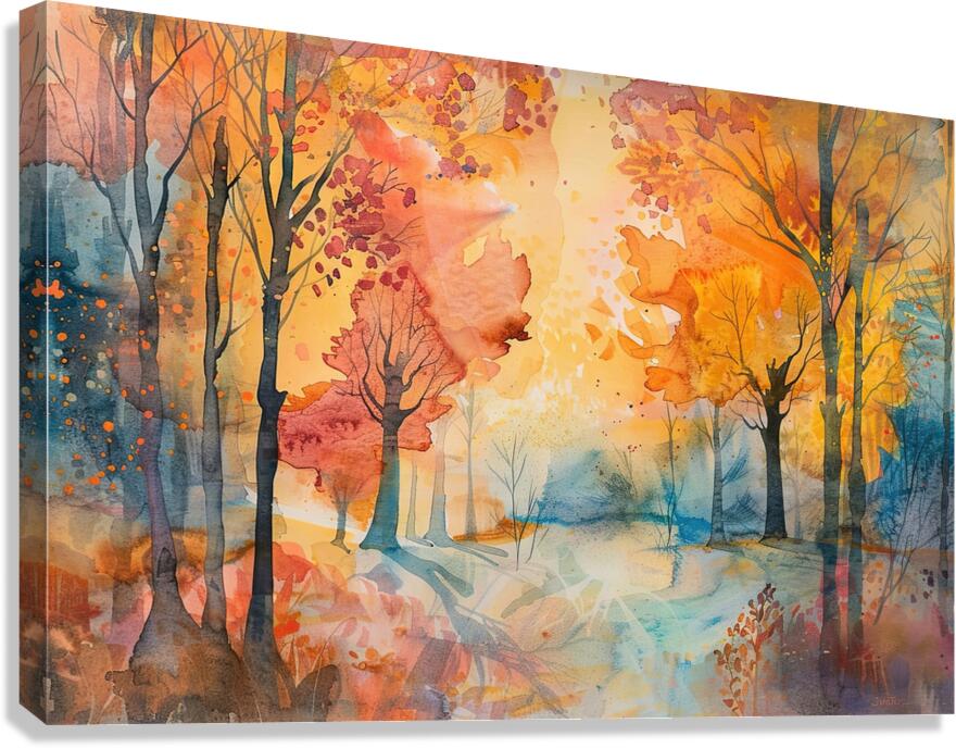 Autumn Whispers NH783K 55 Canvas Print