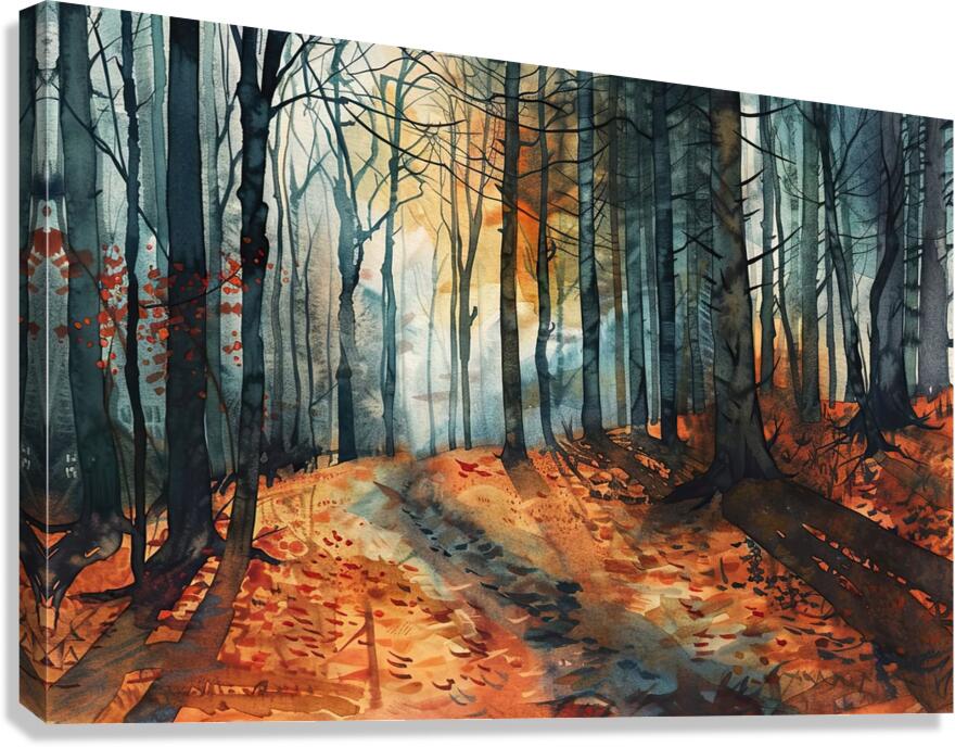 Autumnal Reverie H729P4 45 Canvas Print