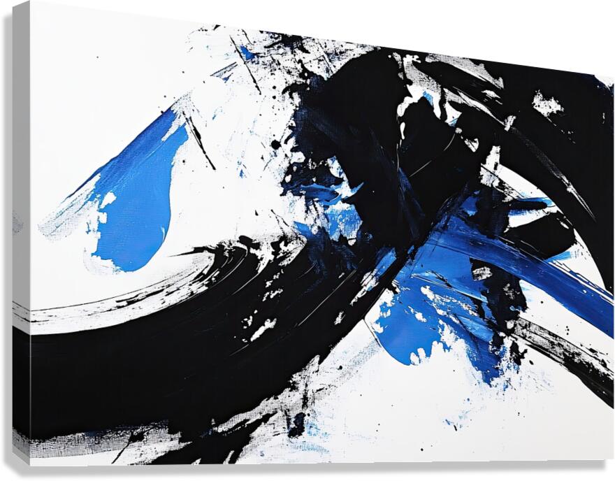 Azure Abyss Dance H3N2P9 58 Canvas Print