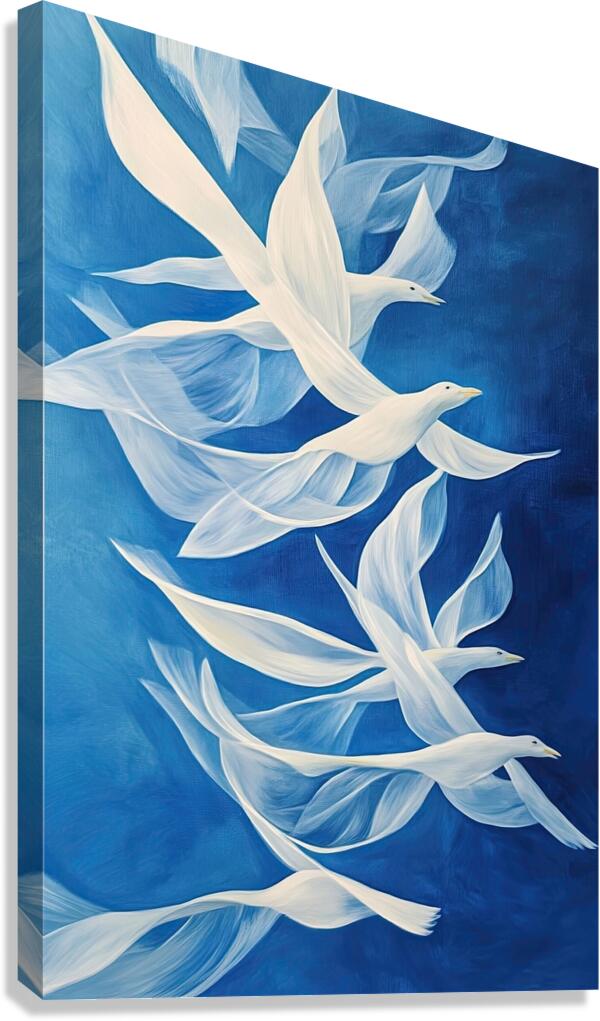Azure Ascension Of Spirits J53H9N 57 Canvas Print