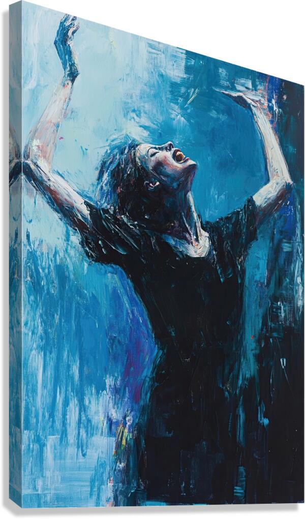 Azure Cry Into the Blue N392HJ 48 Canvas Print