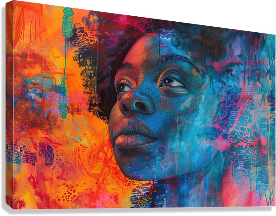 Azure Gaze Forward 2H9N3Z 63 Canvas Print