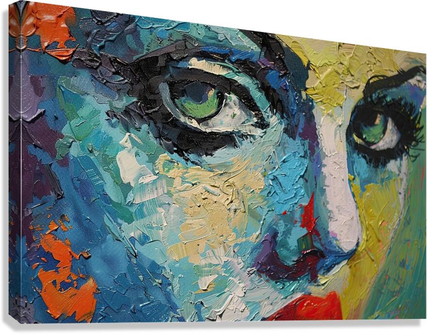 Azure Gaze Y4H9N2 65 Canvas Print