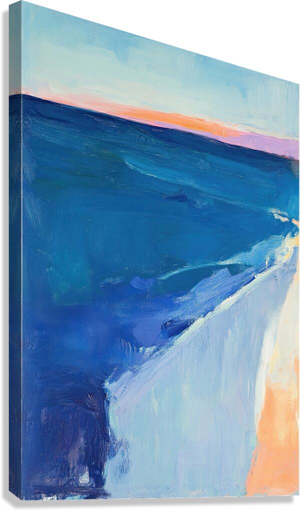 Azure Horizon Glow 29H7N 53 Canvas Print