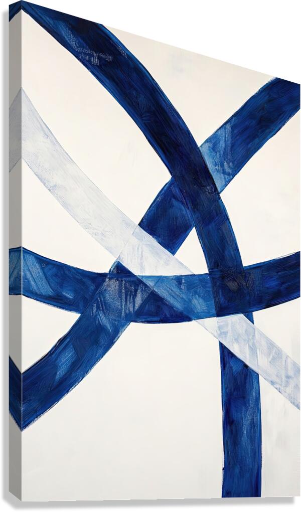 Azure Interlace NH793B 53 Canvas Print