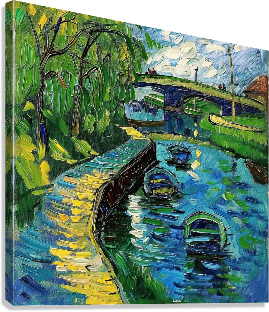 Azure River Boats N92HJ 55 Canvas Print