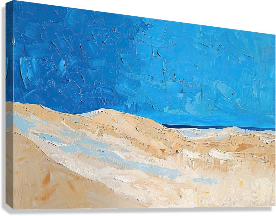 Azure Seascape Serenity H29P3N 51 Canvas Print