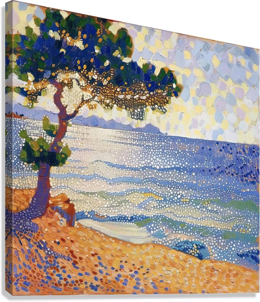 Azure Shore Reverie H9P2N4 55 Canvas Print