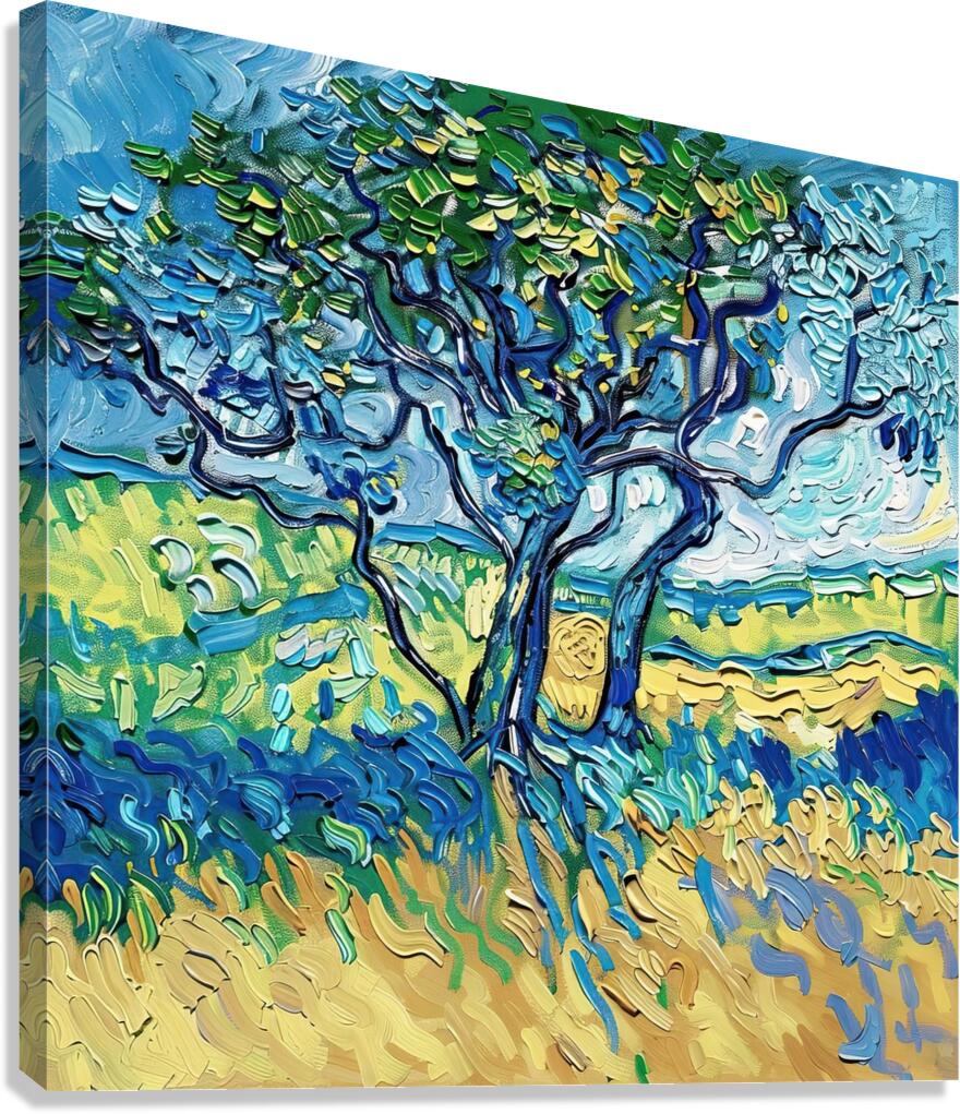 Azure Tree Reverie H2N9P2 57 Canvas Print