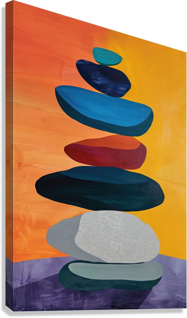 Balanced Serenity 79H2P4 45 Canvas Print