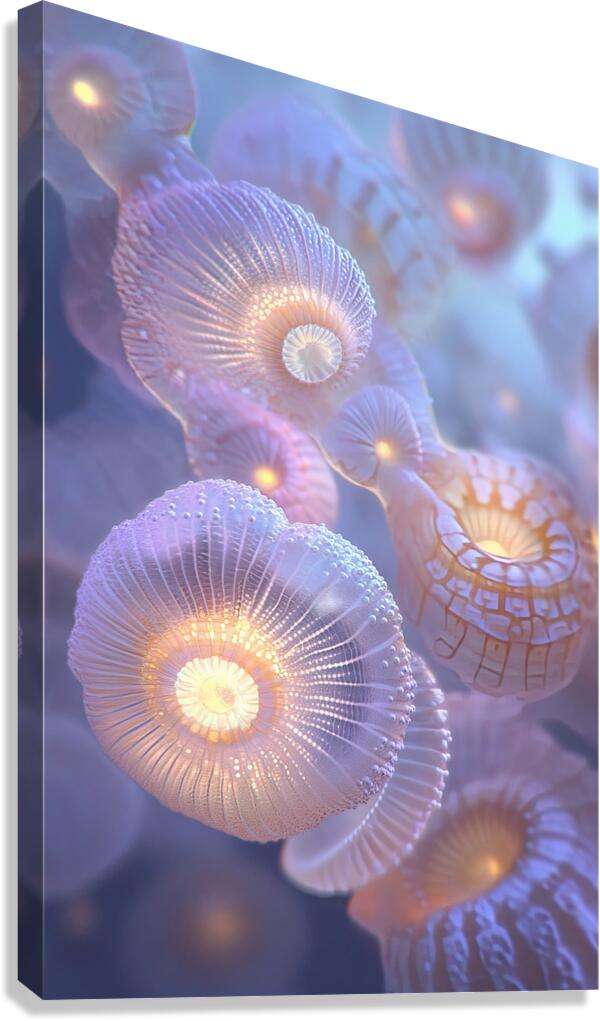 Bioluminescent Bloom 792HKJ 62   Copy Canvas Print
