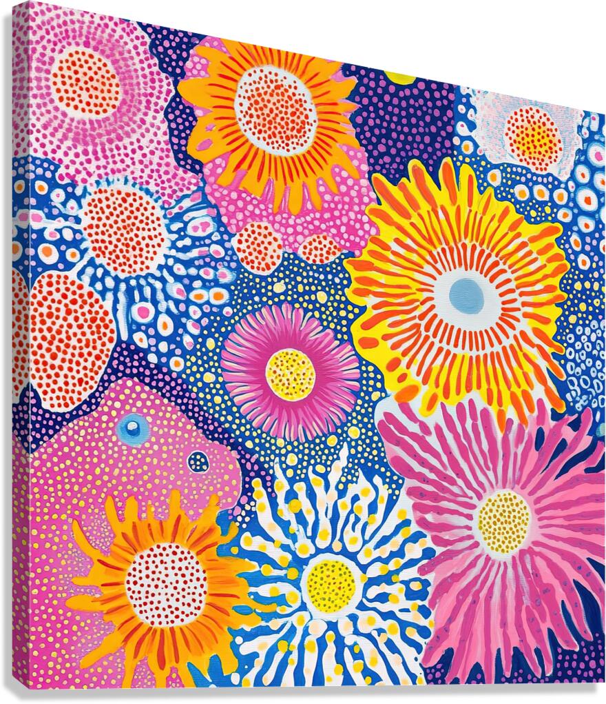 Blooming Cosmos 79HNPZ 57 Canvas Print