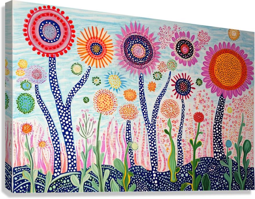 Blooming Fantasia 2P3H9N 52 Canvas Print