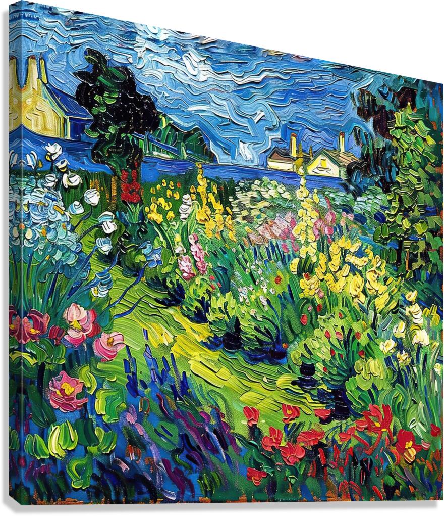 Blooming Garden Bliss 2H9N7Z 58 Canvas Print