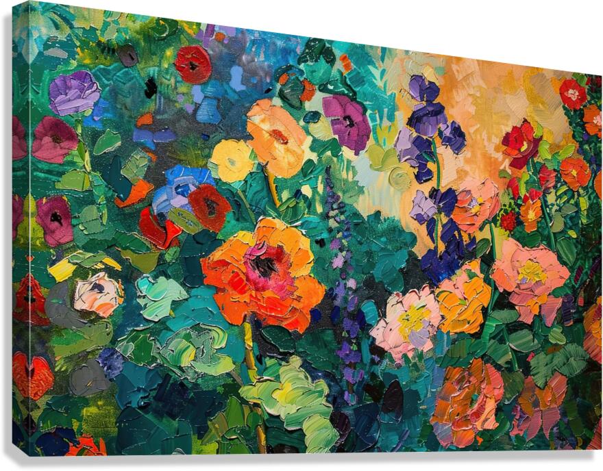 Blooming Garden Vibrance H9P4N2 55 Impression sur toile