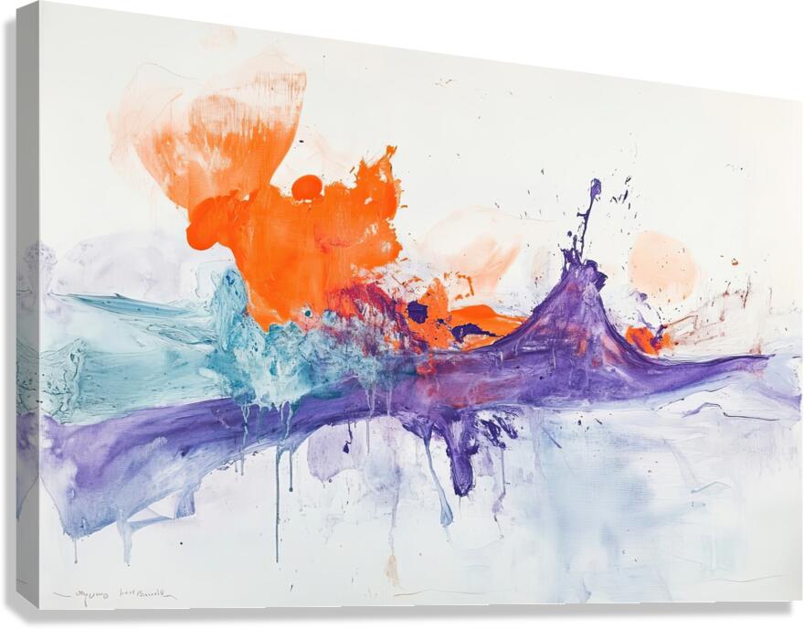 Chromatic Convergence 8H29P7 45 Canvas Print