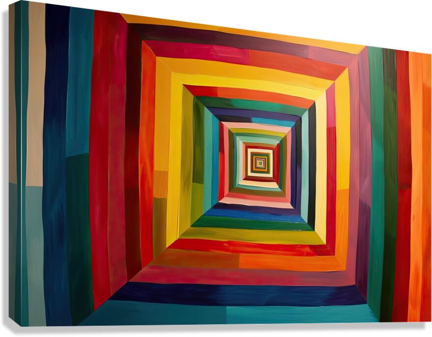 Chromatic Convergence H3N9P2 62 Canvas Print