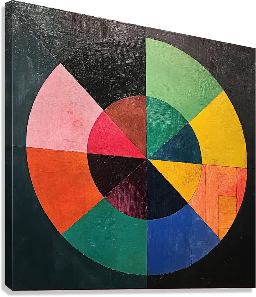 Chromatic Convergence H92J7N 47 Canvas Print