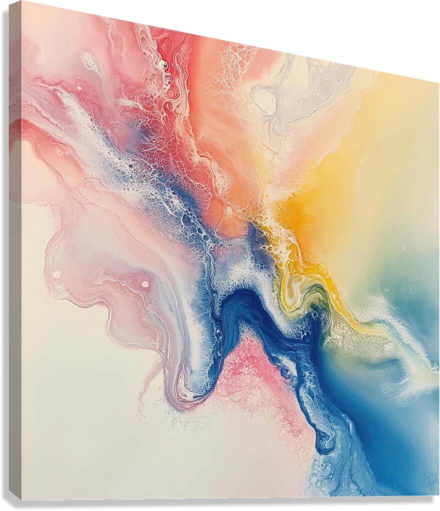 Chromatic Convergence Y59H2N 45 Canvas Print